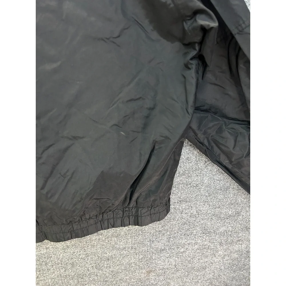 VTG Southpole Full Zip Windbreaker Jacket Men's Black Yellow Raglan Sleeve - L